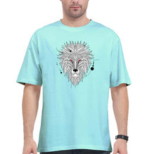 Load image into Gallery viewer, Lion Oversized T-Shirt for Men-Mint-Ektarfa.online
