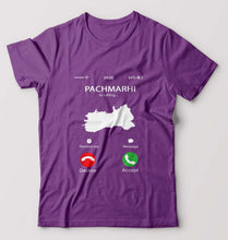 Load image into Gallery viewer, Pachmarhi Calling T-Shirt for Men-Purple-Ektarfa.online
