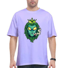 Load image into Gallery viewer, Weed Monster Oversized T-Shirt for Men-Lavender-Ektarfa.online
