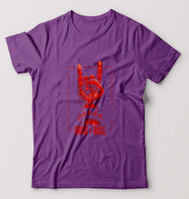 Load image into Gallery viewer, Rock &amp; Roll T-Shirt for Men-S(38 Inches)-Purple-Ektarfa.online
