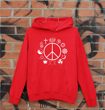 Load image into Gallery viewer, Peace Religious Symbols Unisex Hoodie for Men/Women-Red-Ektarfa.online
