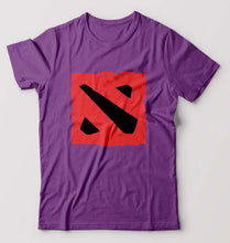 Load image into Gallery viewer, Dota T-Shirt for Men-S(38 Inches)-Purple-Ektarfa.online
