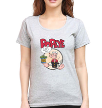 Load image into Gallery viewer, Popeye T-Shirt for Women-Grey Melange-Ektarfa.online
