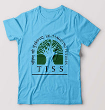 Load image into Gallery viewer, Tata Institute of Social Sciences (TISS) T-Shirt for Men-Light Blue-Ektarfa.online
