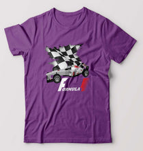 Load image into Gallery viewer, Formula 1(F1) T-Shirt for Men-S(38 Inches)-Purple-Ektarfa.online

