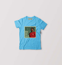 Load image into Gallery viewer, Eusébio Kids T-Shirt for Boy/Girl-Light Blue-Ektarfa.online
