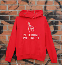 Load image into Gallery viewer, Techno Unisex Hoodie for Men/Women-Red-Ektarfa.online
