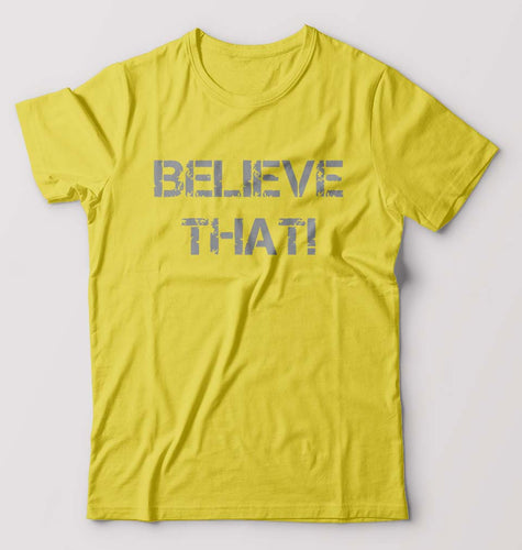 Believe That Roman Reigns WWE T-Shirt for Men-Yellow-Ektarfa.online
