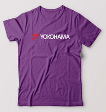 Load image into Gallery viewer, Yokohama T-Shirt for Men-S(38 Inches)-Purple-Ektarfa.online

