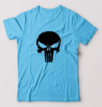 Load image into Gallery viewer, Punisher T-Shirt for Men-Light Blue-Ektarfa.online
