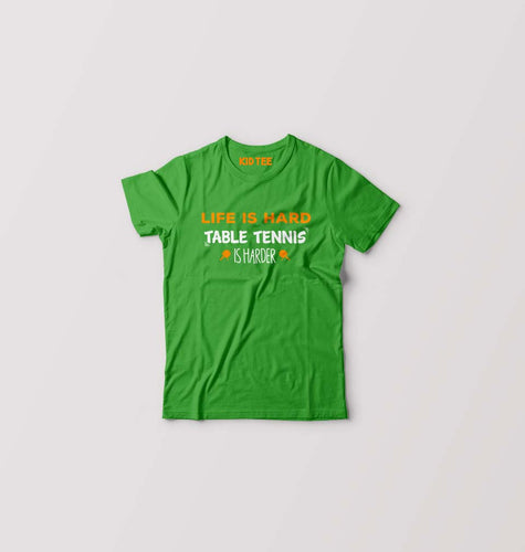 Table Tennis (TT) Kids T-Shirt for Boy/Girl-0-1 Year(20 Inches)-Flag Green-Ektarfa.online
