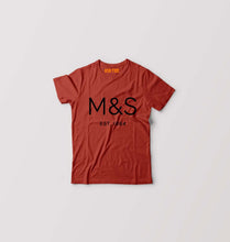 Load image into Gallery viewer, M&amp;S Kids T-Shirt for Boy/Girl-0-1 Year(20 Inches)-Brick Red-Ektarfa.online
