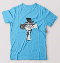 Load image into Gallery viewer, Jesus T-Shirt for Men-Light Blue-Ektarfa.online
