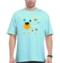 Load image into Gallery viewer, Solar System Oversized T-Shirt for Men-Mint-Ektarfa.online
