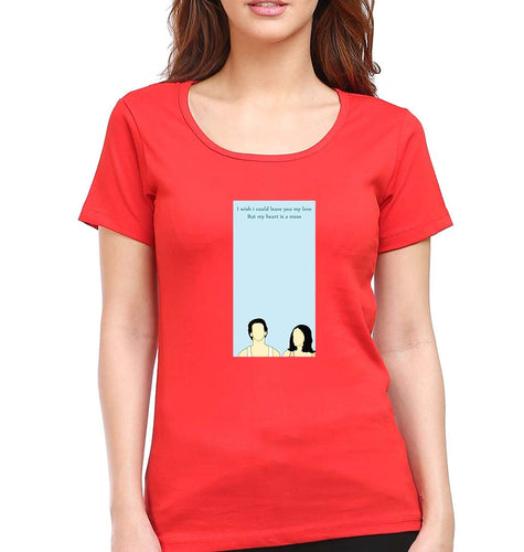 Prateek Kuhad T-Shirt for Women-Red-Ektarfa.online