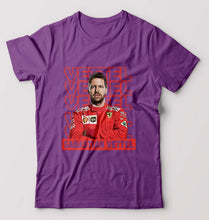 Load image into Gallery viewer, Sebastian Vettel F1 T-Shirt for Men-Purple-Ektarfa.online
