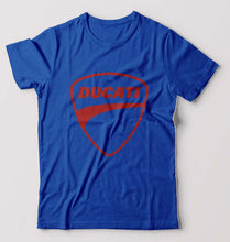 Load image into Gallery viewer, Ducati T-Shirt for Men-S(38 Inches)-Royal blue-Ektarfa.online
