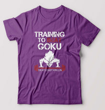 Load image into Gallery viewer, Goku Gym T-Shirt for Men-S(38 Inches)-Purple-Ektarfa.online
