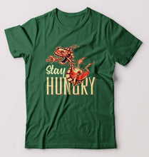 Load image into Gallery viewer, Hungry Dragon T-Shirt for Men-S(38 Inches)-Bottle Green-Ektarfa.online
