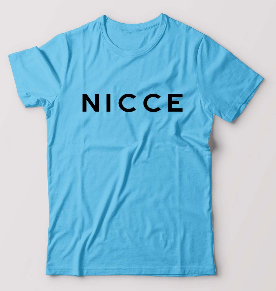 Nicce T-Shirt for Men-S(38 Inches)-Light Blue-Ektarfa.online