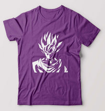 Load image into Gallery viewer, Anime Goku T-Shirt for Men-S(38 Inches)-Purple-Ektarfa.online
