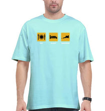 Load image into Gallery viewer, Snooker Oversized T-Shirt for Men-Mint-Ektarfa.online
