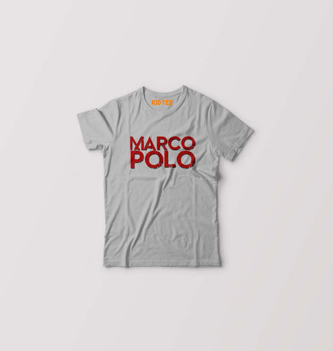 Marco Polo Kids T-Shirt for Boy/Girl-Grey-Ektarfa.online