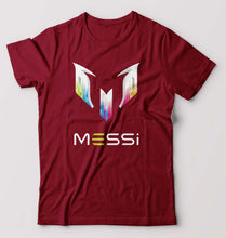 Load image into Gallery viewer, Messi T-Shirt for Men-S(38 Inches)-Maroon-Ektarfa.online
