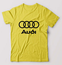 Load image into Gallery viewer, Audi T-Shirt for Men-S(38 Inches)-Yellow-Ektarfa.online
