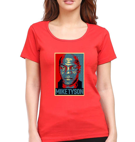 Mike Tyson T-Shirt for Women-Red-Ektarfa.online