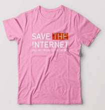 Load image into Gallery viewer, Internet Funny T-Shirt for Men-Light Baby Pink-Ektarfa.online
