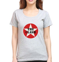 Load image into Gallery viewer, The Clash T-Shirt for Women-Grey Melange-Ektarfa.online
