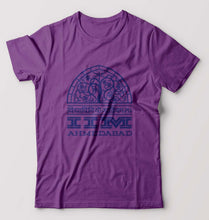 Load image into Gallery viewer, IIM Ahmedabad T-Shirt for Men-S(38 Inches)-Purple-Ektarfa.online
