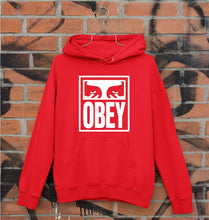 Load image into Gallery viewer, Obey Unisex Hoodie for Men/Women-S(40 Inches)-Red-Ektarfa.online

