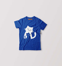 Load image into Gallery viewer, Cat T-Shirt for Boy/Girl-0-1 Year(20 Inches)-Royal Blue-Ektarfa.online
