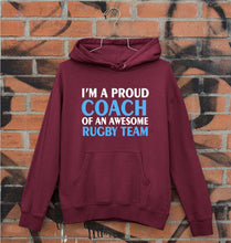 Load image into Gallery viewer, Rugby Unisex Hoodie for Men/Women-Maroon-Ektarfa.online
