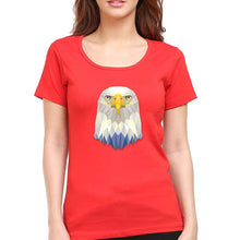Load image into Gallery viewer, Eagle T-Shirt for Women-XS(32 Inches)-Red-Ektarfa.online
