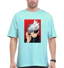 Load image into Gallery viewer, Sukuna Anime Oversized T-Shirt for Men-Mint-Ektarfa.online
