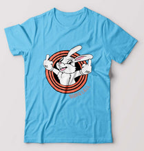 Load image into Gallery viewer, Domrebel Bunny T-Shirt for Men-Light Blue-Ektarfa.online
