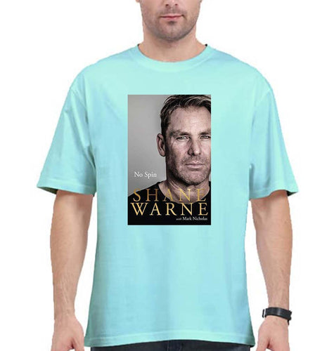 Shane Warne Oversized T-Shirt for Men-Mint-Ektarfa.online