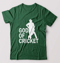 Load image into Gallery viewer, Sachin Tendulkar God T-Shirt for Men-Bottle Green-Ektarfa.online
