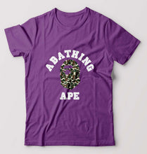 Load image into Gallery viewer, A Bathing Ape T-Shirt for Men-S(38 Inches)-Purple-Ektarfa.online
