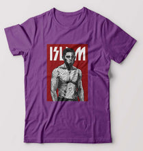 Load image into Gallery viewer, Islam Makhachev T-Shirt for Men-Purple-Ektarfa.online
