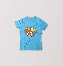 Load image into Gallery viewer, The Adventures of Rocky and Bullwinkle and Friends Kids T-Shirt for Boy/Girl-Light Blue-Ektarfa.online
