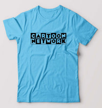 Load image into Gallery viewer, Cartoon Network T-Shirt for Men-S(38 Inches)-Light Blue-Ektarfa.online
