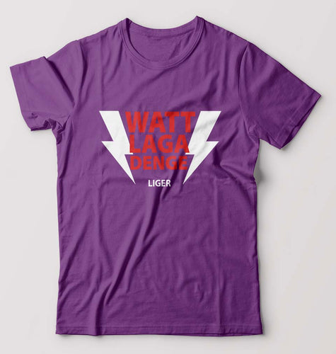 Liger Vijay Devarakonda (waat laga denge) T-Shirt for Men-Purple-Ektarfa.online