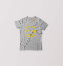 Load image into Gallery viewer, Evil Smile Emoji Kids T-Shirt for Boy/Girl-Grey-Ektarfa.online
