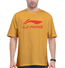 Load image into Gallery viewer, Li-Ning Oversized T-Shirt for Men-Golden Yellow-Ektarfa.online
