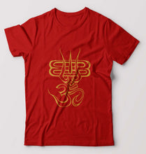 Load image into Gallery viewer, Mahakal Mahadev Bholenath Shiva Shivji T-Shirt for Men-RED-Ektarfa.online
