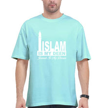 Load image into Gallery viewer, Islam Oversized T-Shirt for Men-Mint-Ektarfa.online
